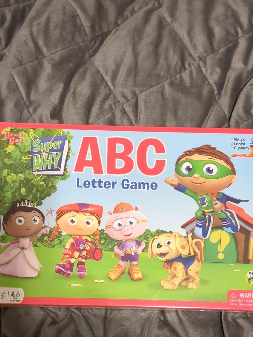 Super WHY ABC Letter Game - Bright Blue and Red Educational Toy